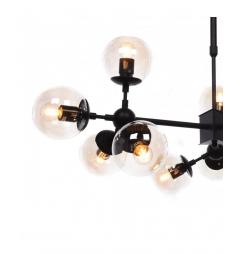 Lampadario moderno a sospensione con sfere di  vetro a 12 punti luce - Arrediorg