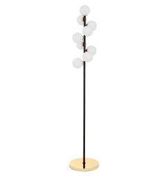 Lampada da terra bocce bianche oro nera PETRICA W9