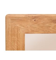 Specchio da ingresso cornice in rovere massello naturale oliato