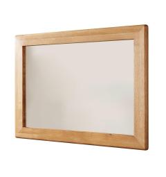 Specchio rettangolare moderno cornice in legno naturale oliato