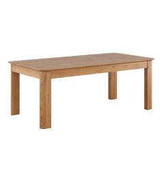 Tavolo rettangolare 10 posti rovere massello grezzo 100x220