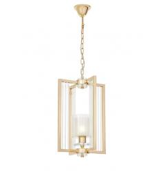 Lampada moderna a sospensione oro e vetro MANHATTAN W1