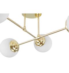 Lampada dorata da soffitto a sfera FINO W4