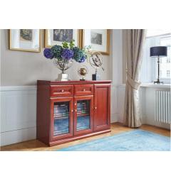 Armadietto 3 ante con cassetti per ufficio o studio in stile classico PRESTIGE C735A