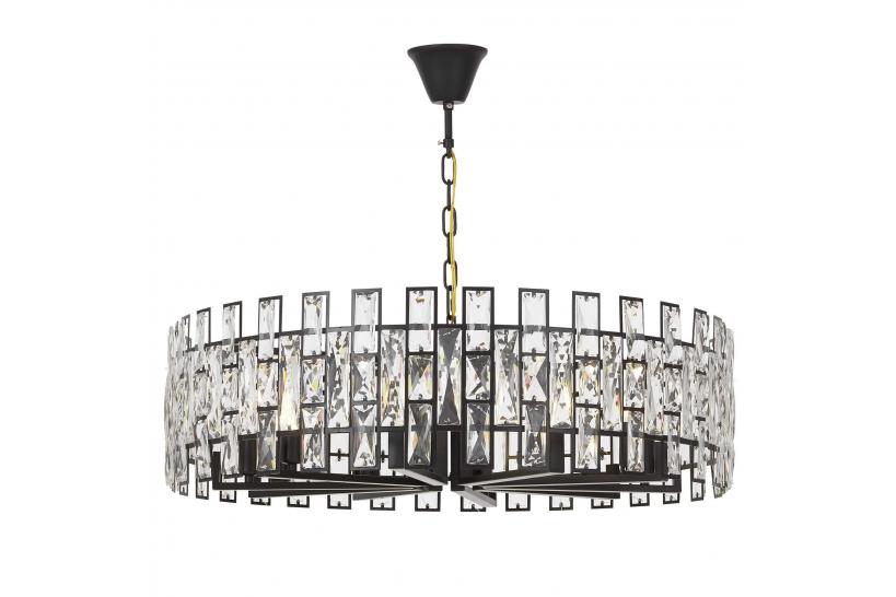 Lampadario a sospensione con cristalli