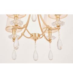 Lampadario classico oro e cristalli DOMINNI W4