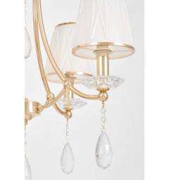 Lampadario classico oro e cristalli DOMINNI W4