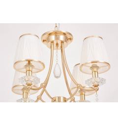 Lampadario classico oro e cristalli DOMINNI W4