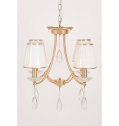 Lampadario classico oro e cristalli DOMINNI W4