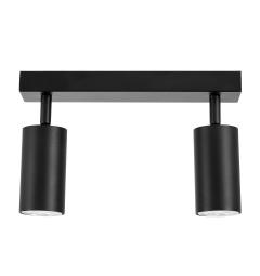 Plafoniera in metallo nero
