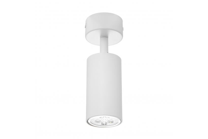 lampada da soffitto in metallo bianco