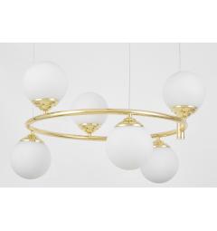 Lampadario a sospensione con 6 luci a sfera RING W6 - Arrediorg