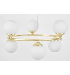 Lampadario a sospensione con 6 luci a sfera RING W6 - Arrediorg
