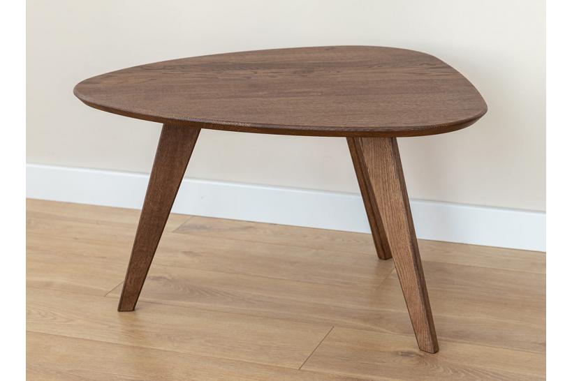 Tavolino rovere massello tabacco 67x68 cm Orbetello