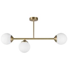 Lampadario design moderno struttura in metallo ottone FINO W3 - Arrediorg