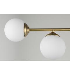 Lampadario design moderno struttura in metallo ottone FINO W3 - Arrediorg