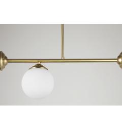 Lampadario design moderno struttura in metallo ottone FINO W3 - Arrediorg