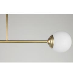 Lampadario design moderno struttura in metallo ottone FINO W3 - Arrediorg