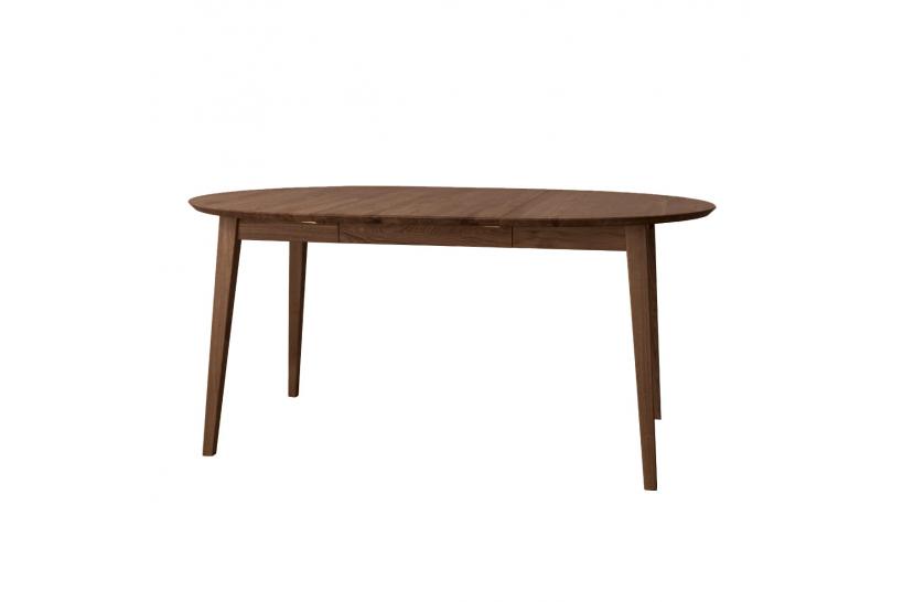 Tavolo rotondo allungabile da 110 cm a 160 cm rovere tabacco Orbetello