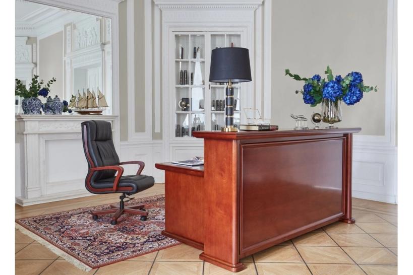 Bancone reception con scrivania classico 190 cm PRESTIGE D510