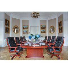 Poltrona Consul inserita in ufficio classico, Prestige.