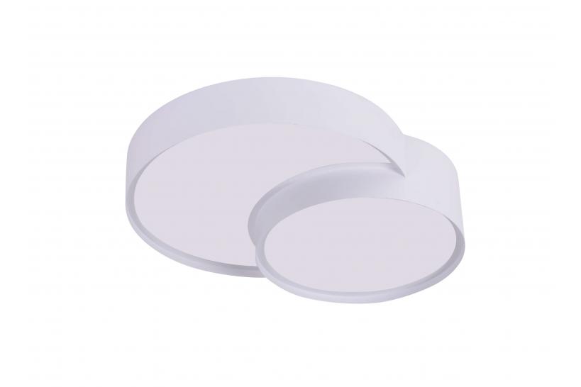 Lampada da soffitto moderna a forma doppia circolare - Arrediorg