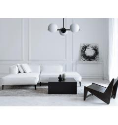 Lampadario design moderno struttura in metallo nero LEDO W3 - Arrediorg