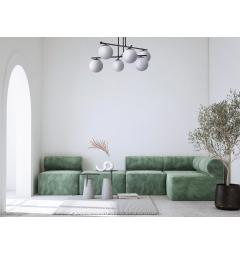 Lampada a sospensione con 6 punti luce design moderno - Arrediorg