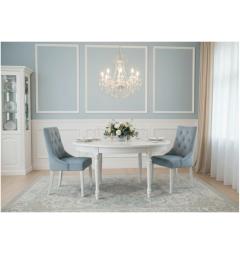 Tavolo rotondo bianco stile provenzale Princess 832