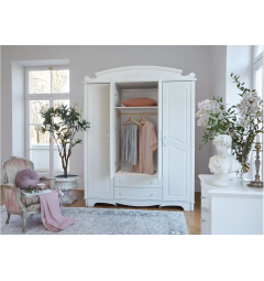 armadio 4 stagioni legno bianco stile provenzale