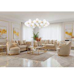 Lampadario a sospensione 40 sfere dorato MARSIADA W40