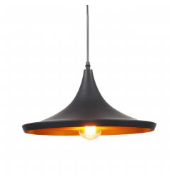 Lampadario a sospensione stile industriale Foggi 12C Nero