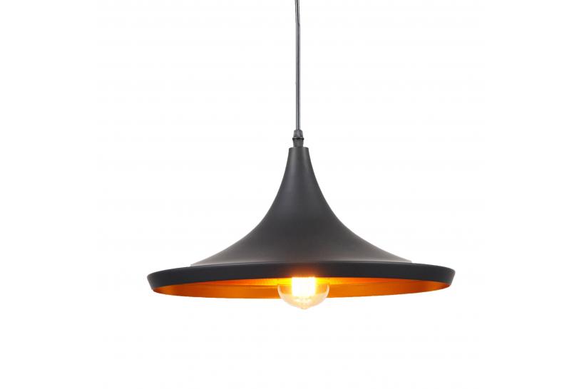 Lampadario a sospensione stile industriale Foggi 12C Nero