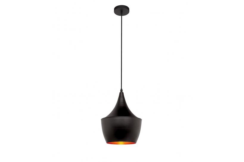 Lampadario a sospensione stile industriale Foggi 12B Nero