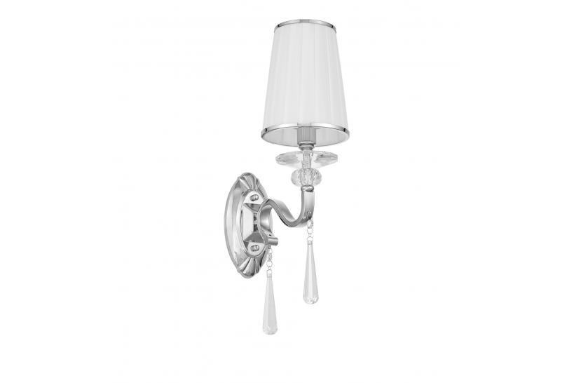 lampada applique da parete con paralume