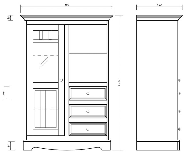 vetrina bassa shabby chic pino massello grafite e naturale vetrina grafite pino massello naturale bassa shabby chic