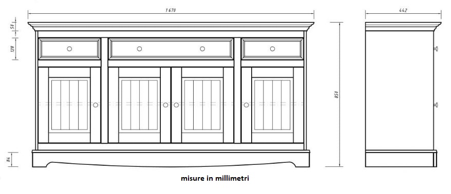 cassettiera ingresso con ante shabby chic pino massello bianca mobile buffet shabby chic pino massello bianco e naturale
