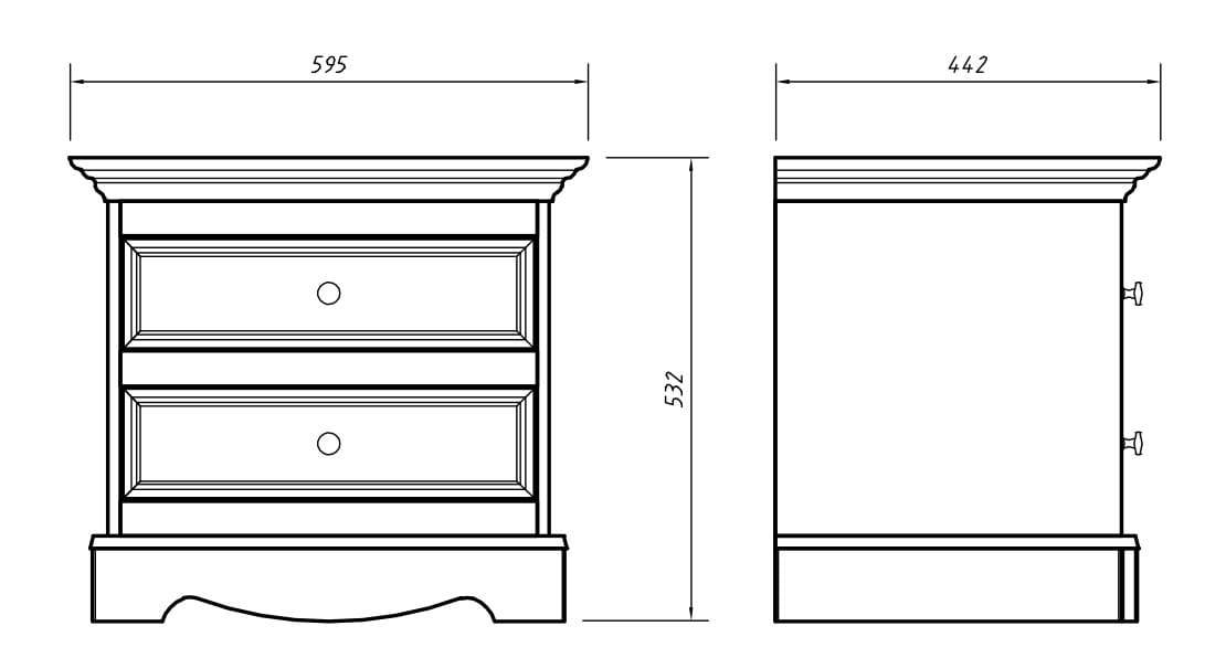 comodino shabby chic pino massello bianco e tinto noce comodino con cassetti shabby chic pino massello bicolore bianco e noce
